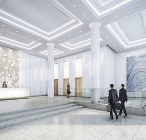 North Lobby & Elevators