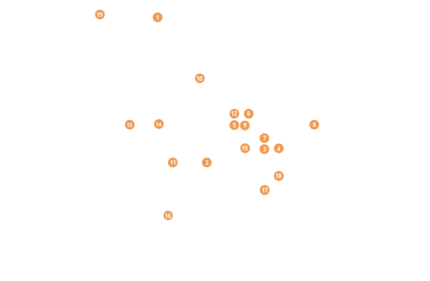 Casual Dining Map